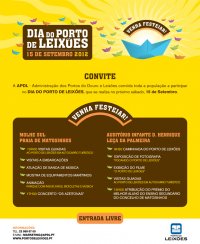 PORTO DE LEIXÕES ABRE-SE À COMUNIDADE