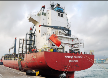“MAERSK VALENCIA” FOI NAVIO DA SEMANA