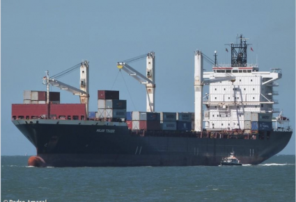 “MILAN TRADER” HANDLED 1,400 TEU