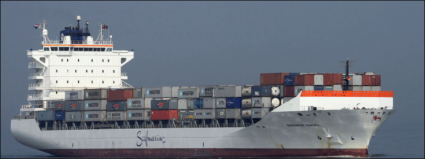 SHIP OF THE WEEK HANDLED 2,100 TEU